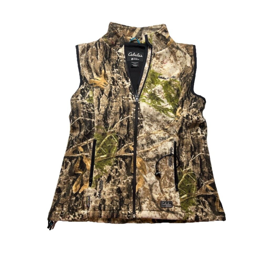 Women's Cabela's Powered by Gerbing Camoflauge Hunting Vest - Size M